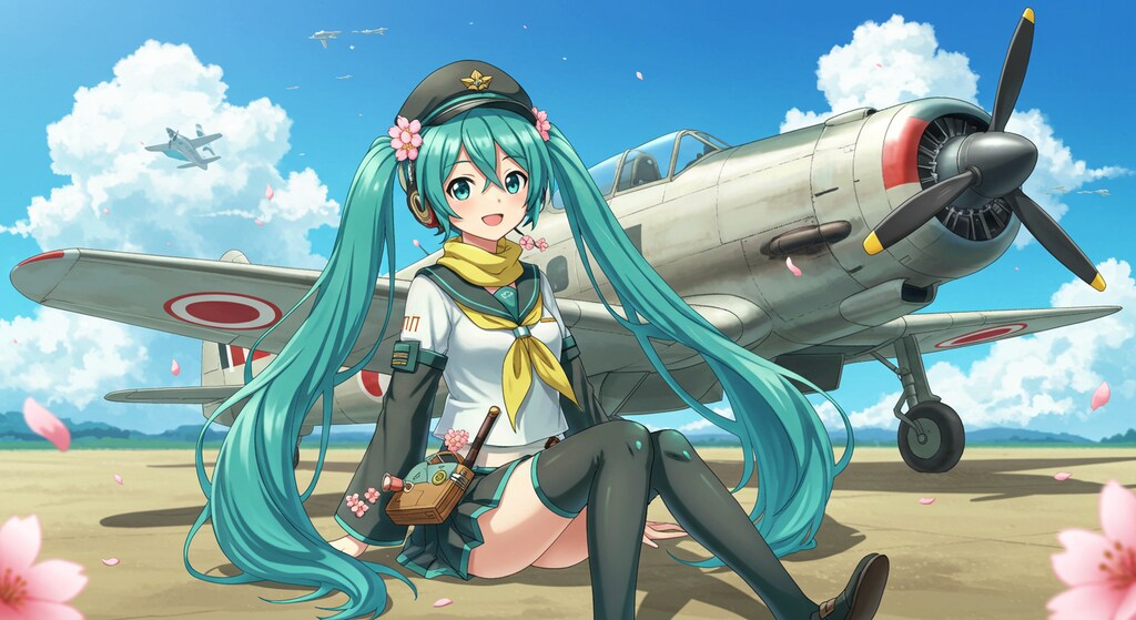 初音ミクと零戦