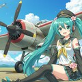 初音ミクと零戦 3枚目