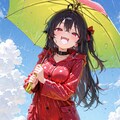 雨を楽しむうちの子 5枚目