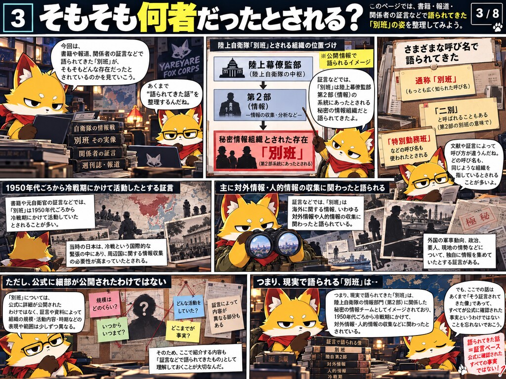陸自「別班」のリアル