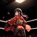格闘四季(秋)　紅葉モチーフの女子プロレスラー 12枚目