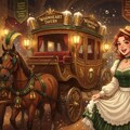 出展："Golden Hearth Tavern" Concept Landau Carriage - Lord Bartholomew "Bart" Warmheart, the Genial Ea 2枚目