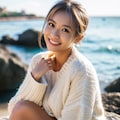 美熟女　ニット 2枚目