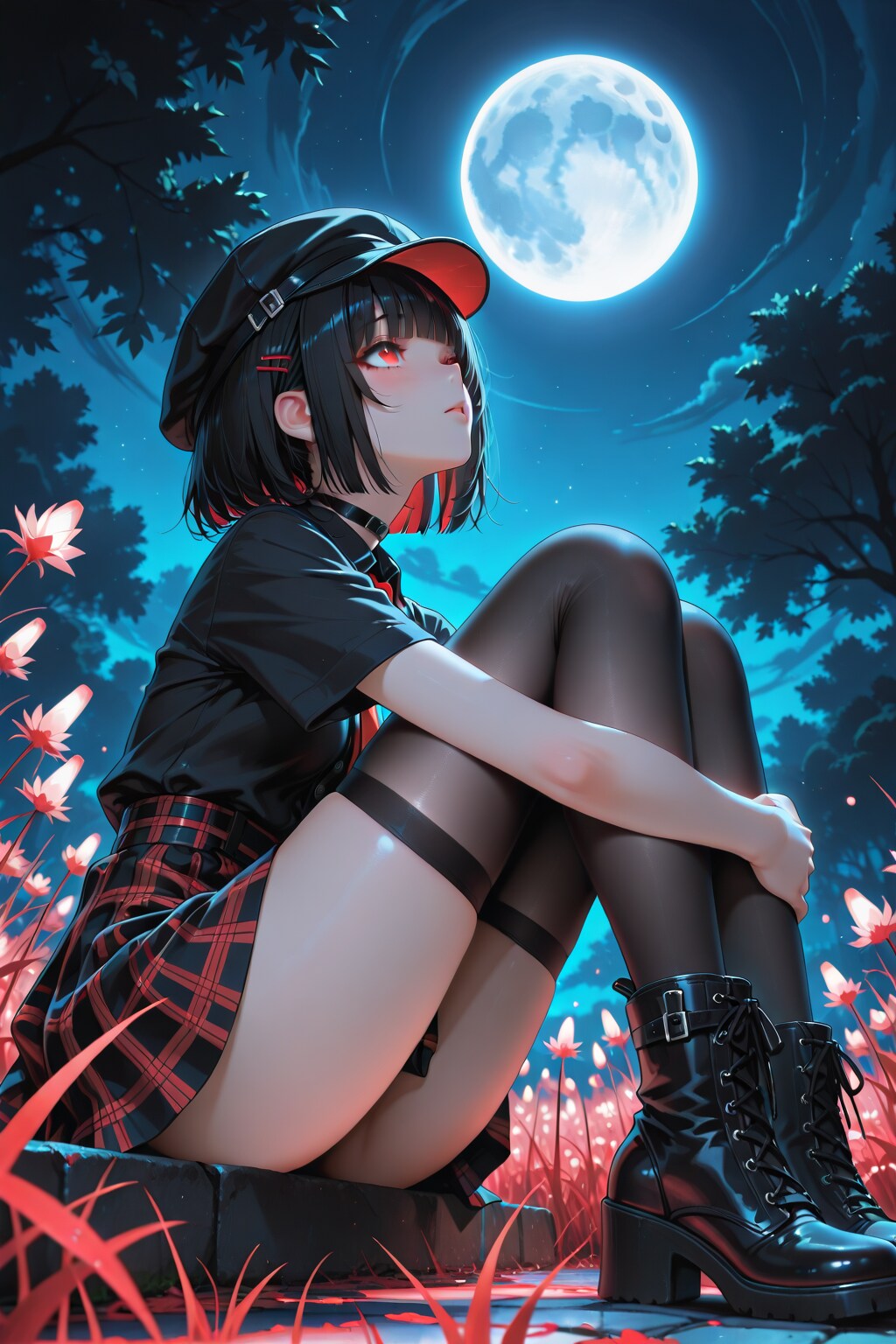 十六夜の月 | の人気AIイラスト・グラビア