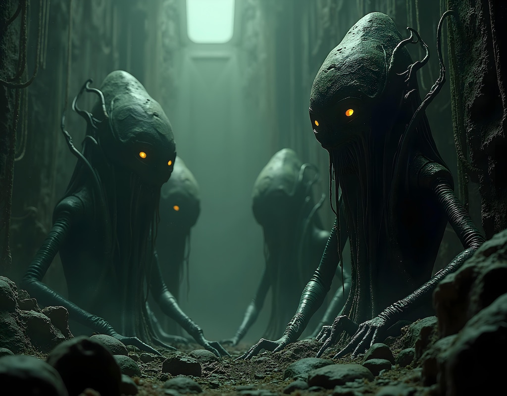 異星の生物のようなモノ