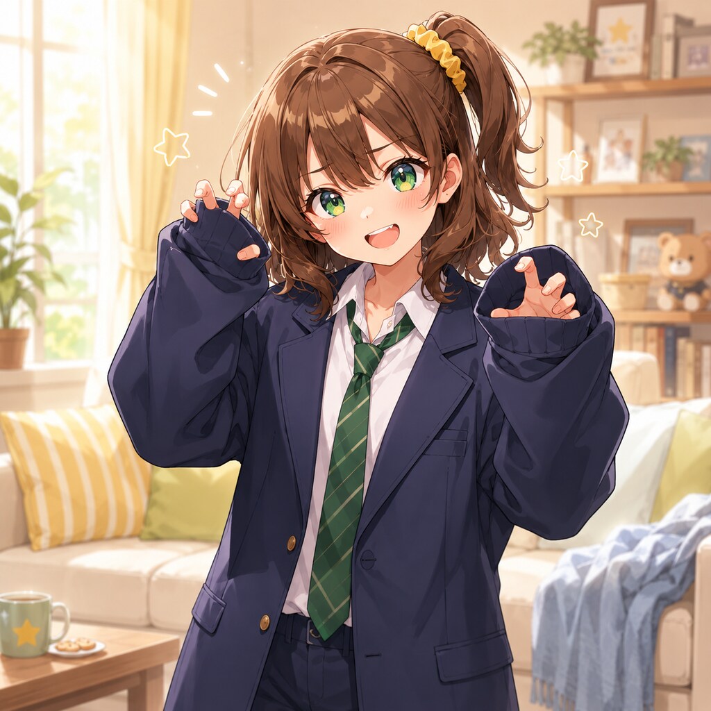 お兄の制服🎵