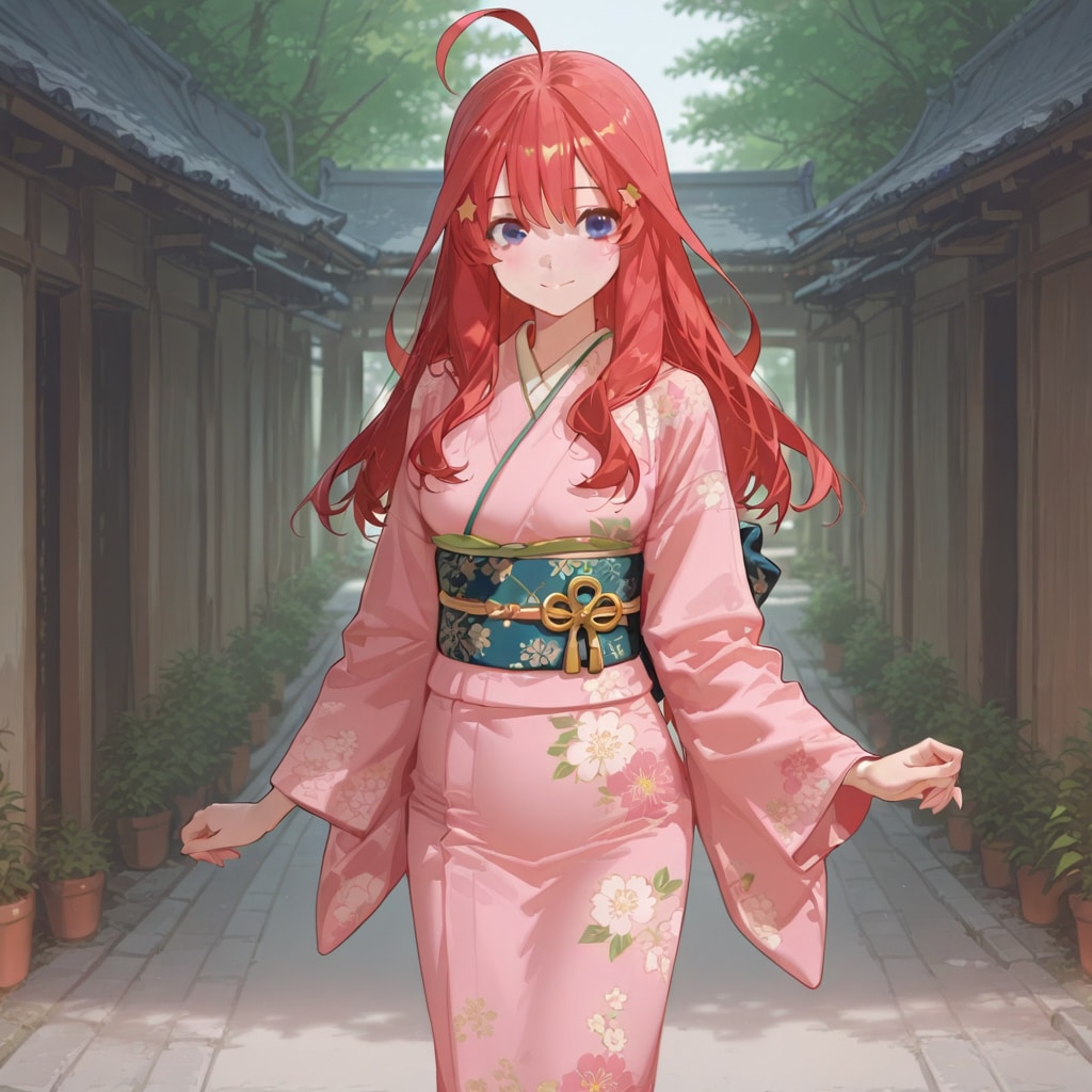 初詣の五月ちゃん | の人気AIイラスト・グラビア