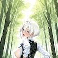 北欧っぽい衣装の…弊社キャラクター【けい あいな】 2枚目