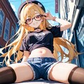 オフのモデルさん 4枚目