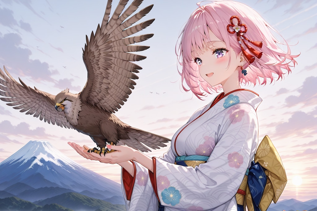 初夢「一富士二鷹三茄子」②(茄子出てない！)