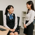 ハイソックスがよく似合う女性4 3枚目