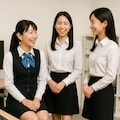 ハイソックスがよく似合う女性4 4枚目