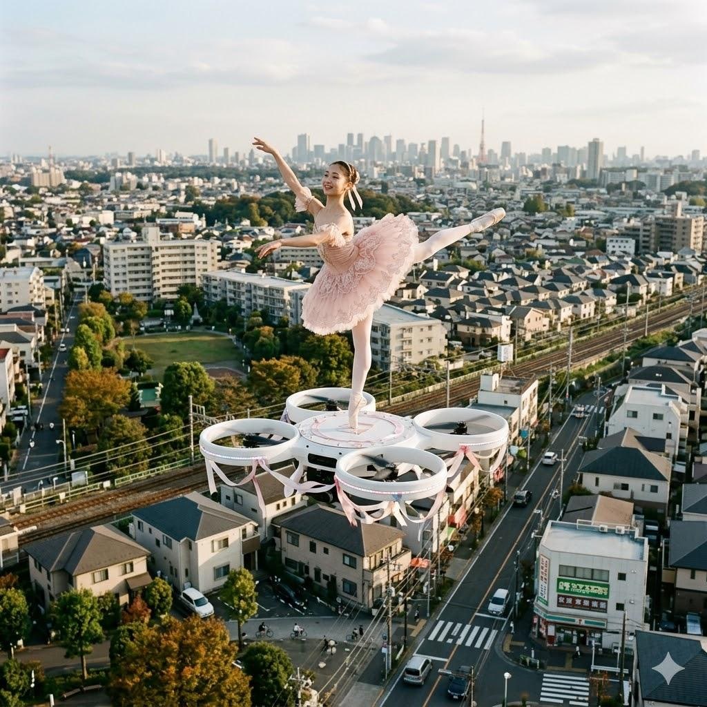 ドローンのバレリーナ