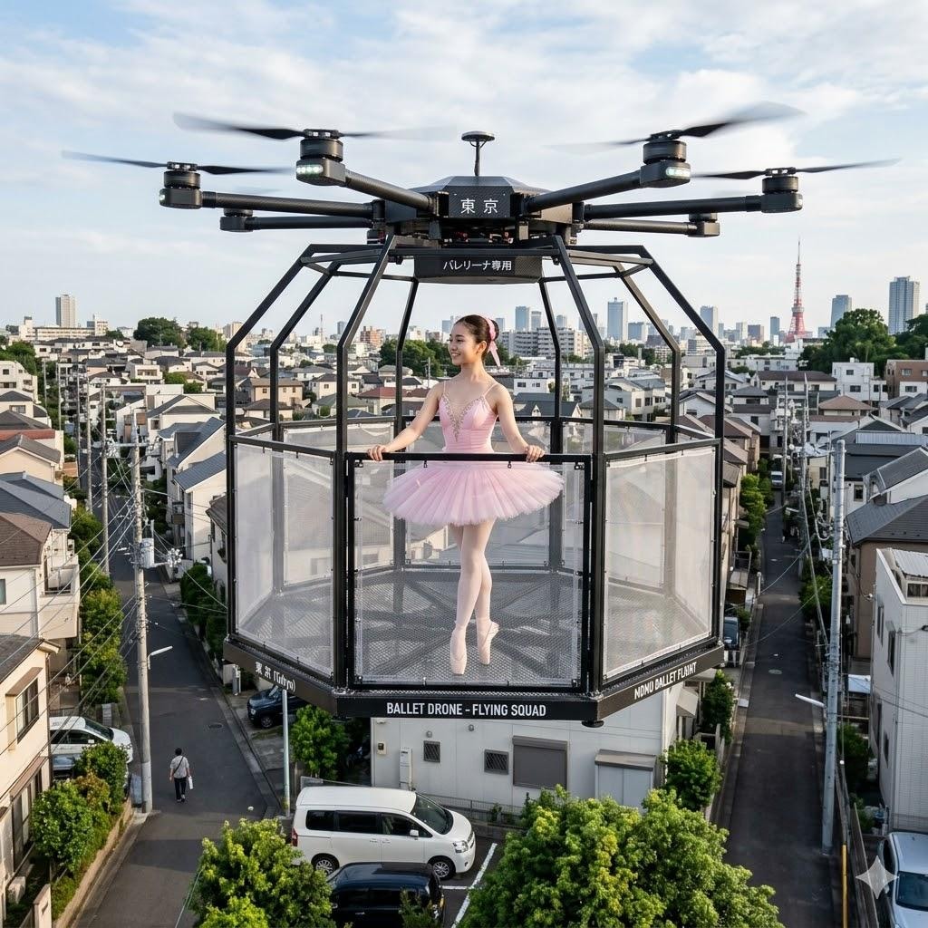 ドローンのバレリーナ