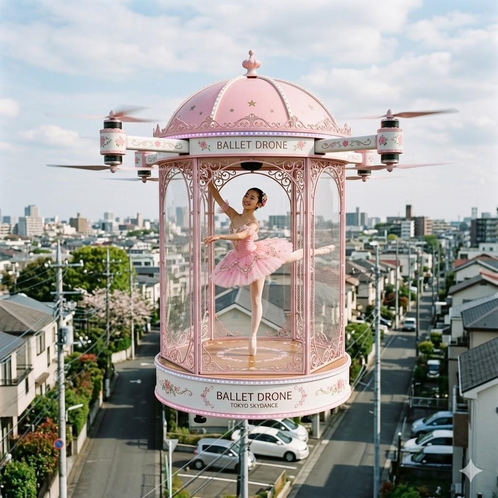 ドローンのバレリーナ