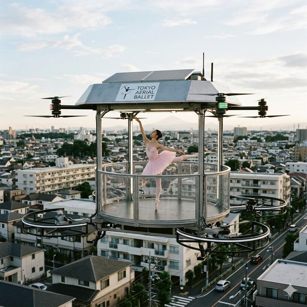 ドローンのバレリーナ