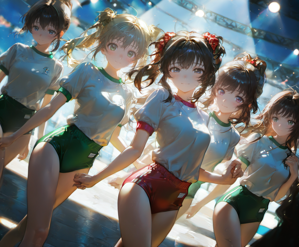 ブルマのファッションショウ