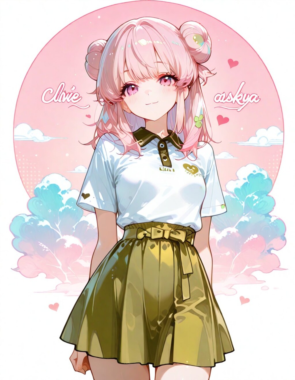 ピンクなお団子