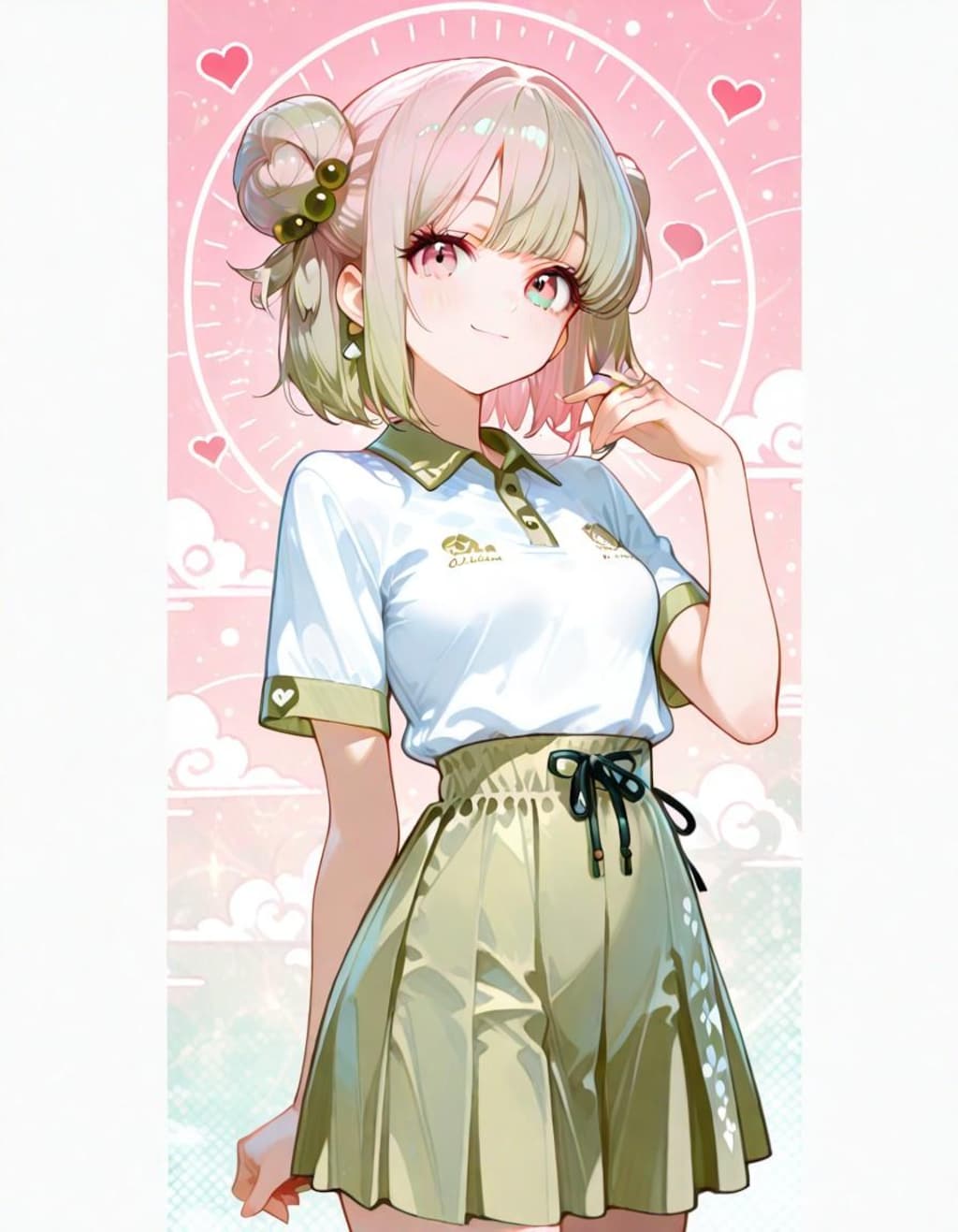 ピンクなお団子