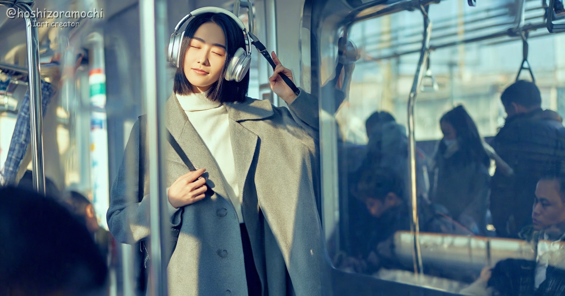 陽光車内で音楽タイム🎧