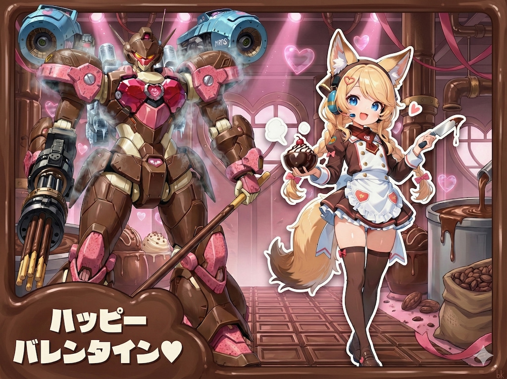 バレンタインチョコパ……ロボパイ！