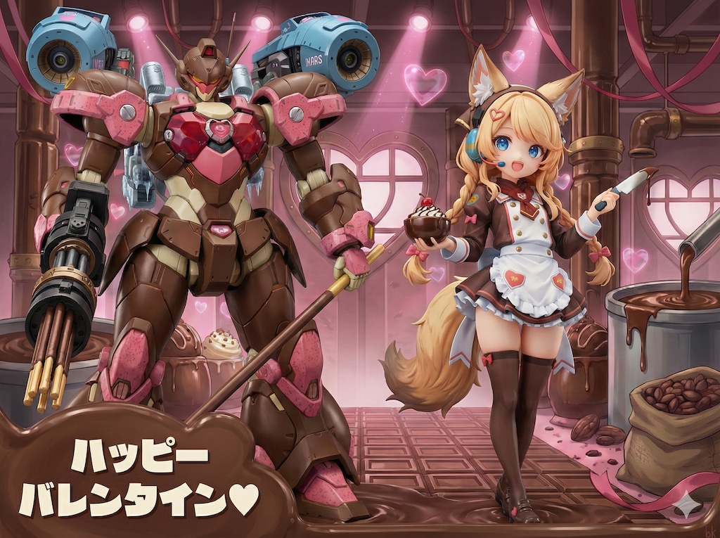 バレンタインチョコパ……ロボパイ！