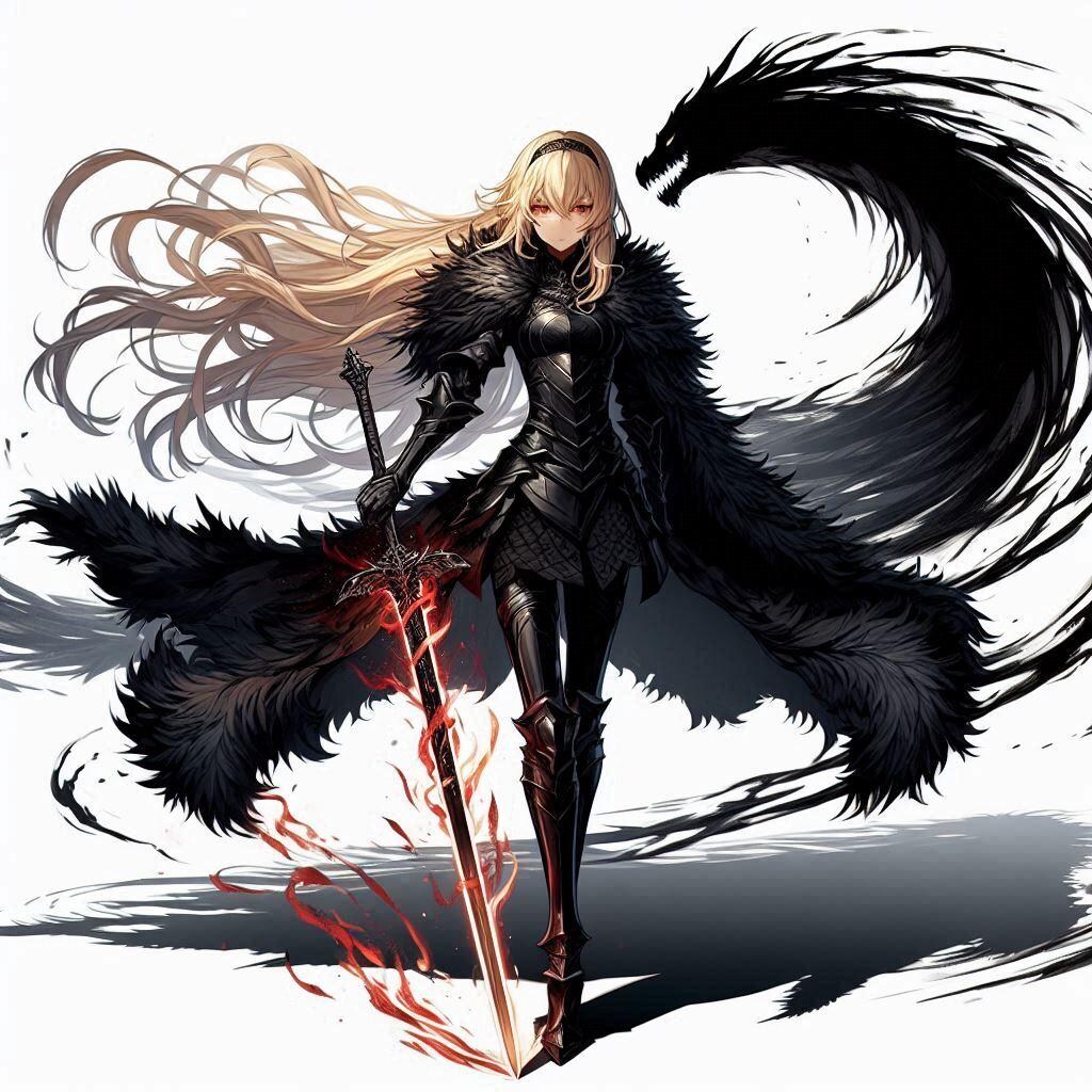 ブロンドの女騎士さん749