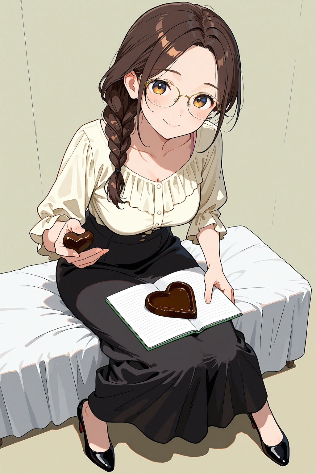 チョコレートをどうぞ