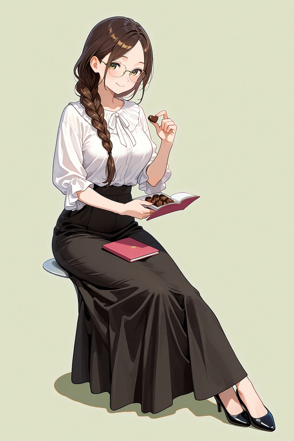 チョコレートをどうぞ