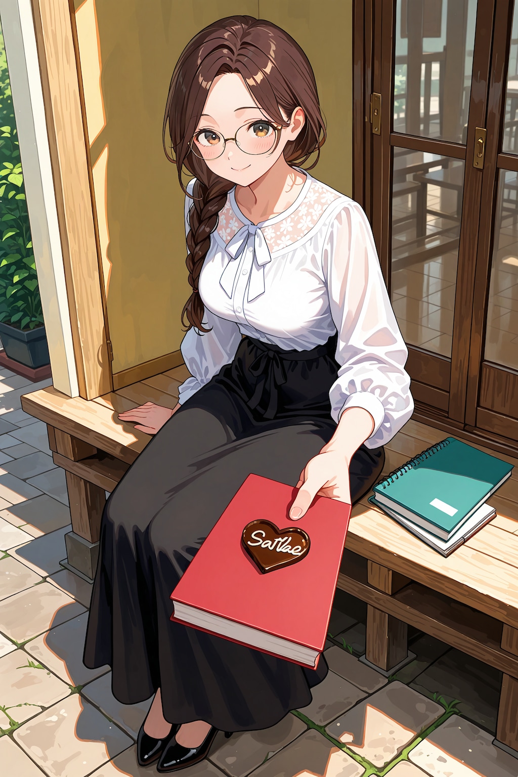 チョコレートをどうぞ