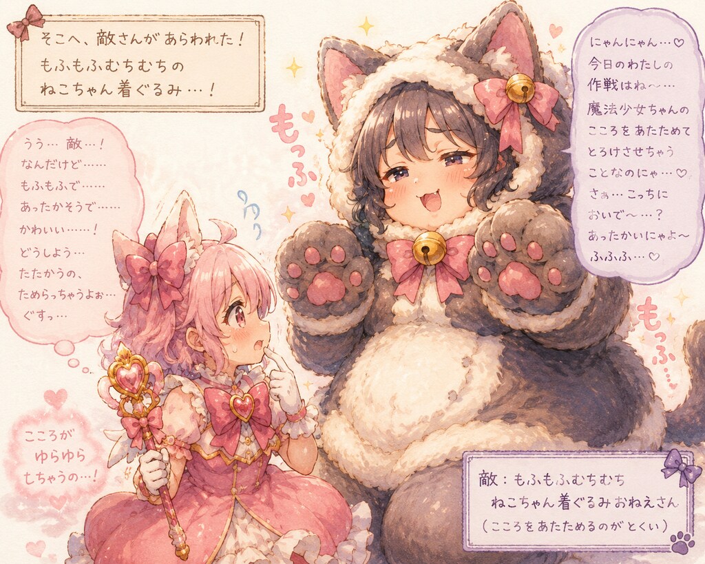 モンスターおねえさんのもふもふ作戦