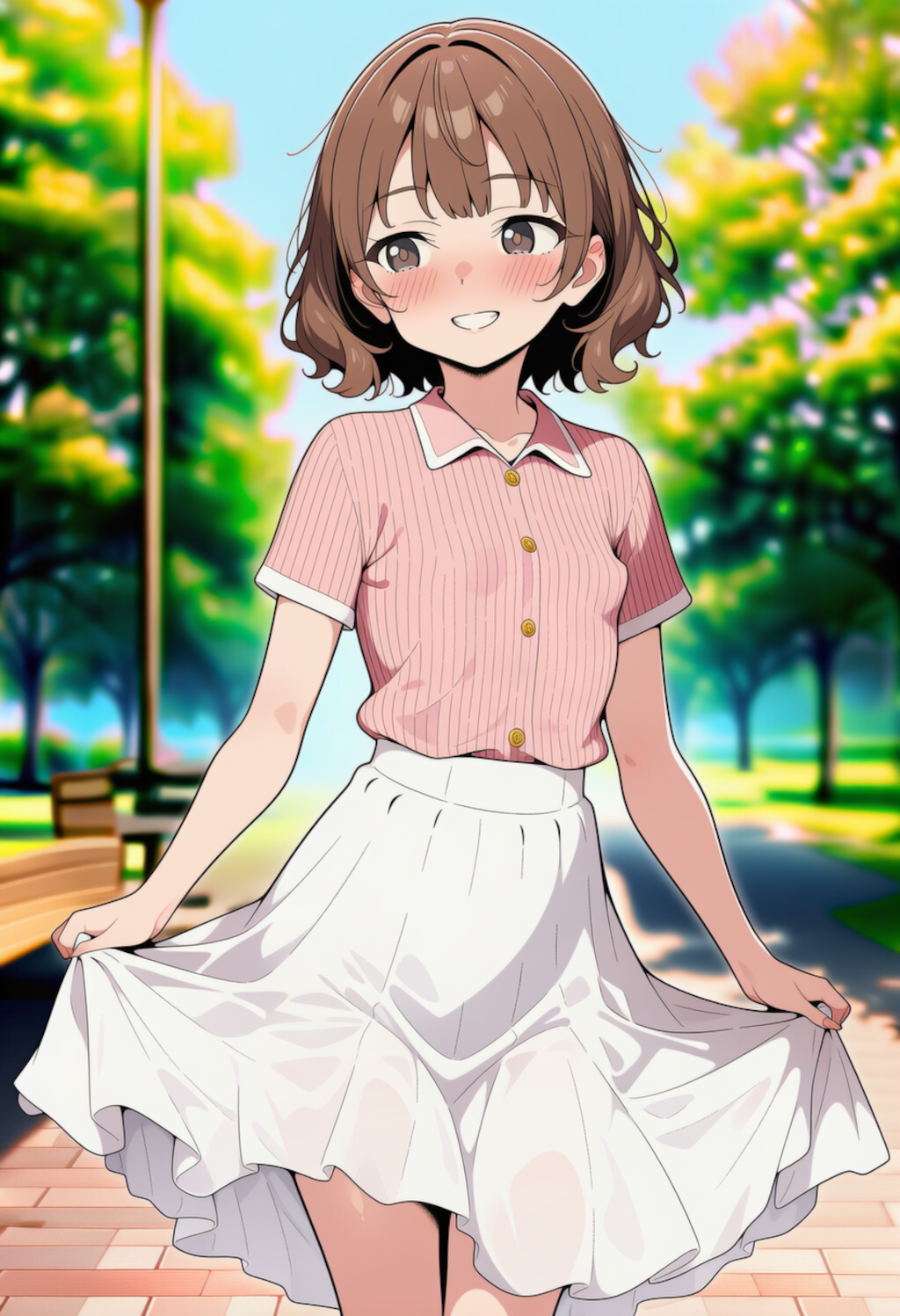 【露出】パーマちゃん