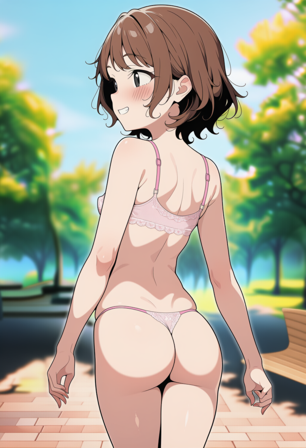 【露出】パーマちゃん