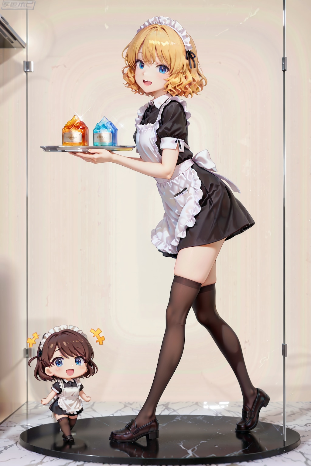 絶対領域のウェイトレスさんをフィギュア化 Y909