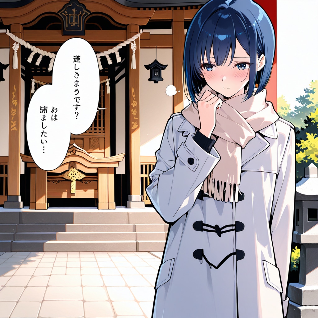 マフラー越しの本音 | の人気AIイラスト・グラビア