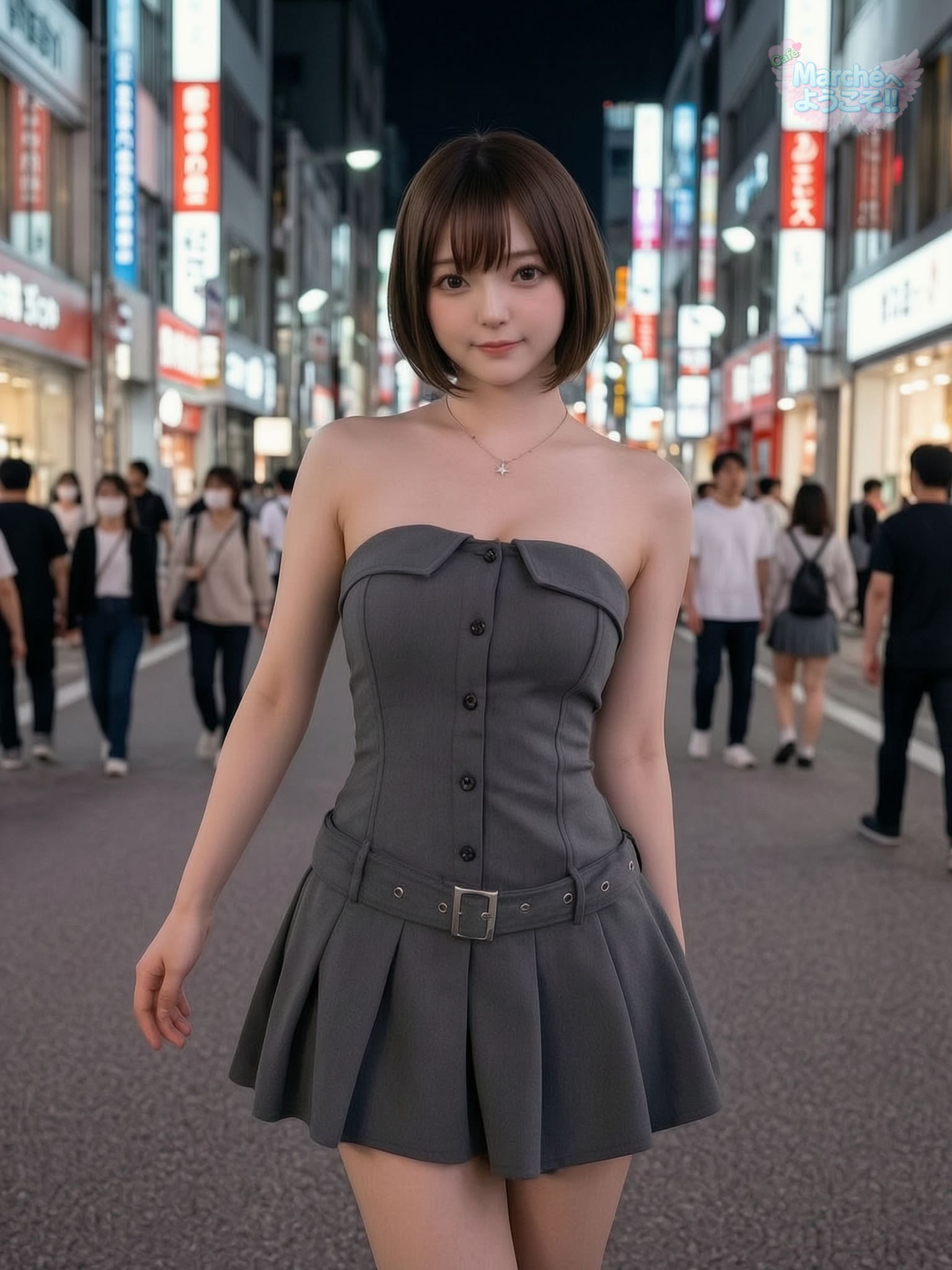夜の街 (Cafe Marché かな)