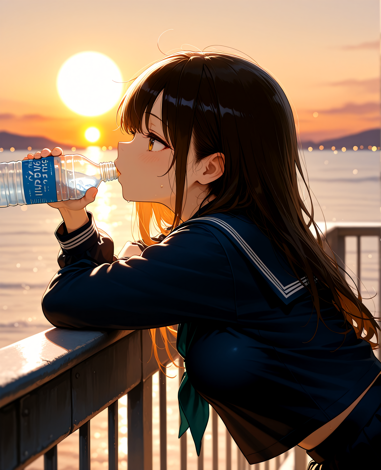 夕方の少女 | の人気AIイラスト・グラビア