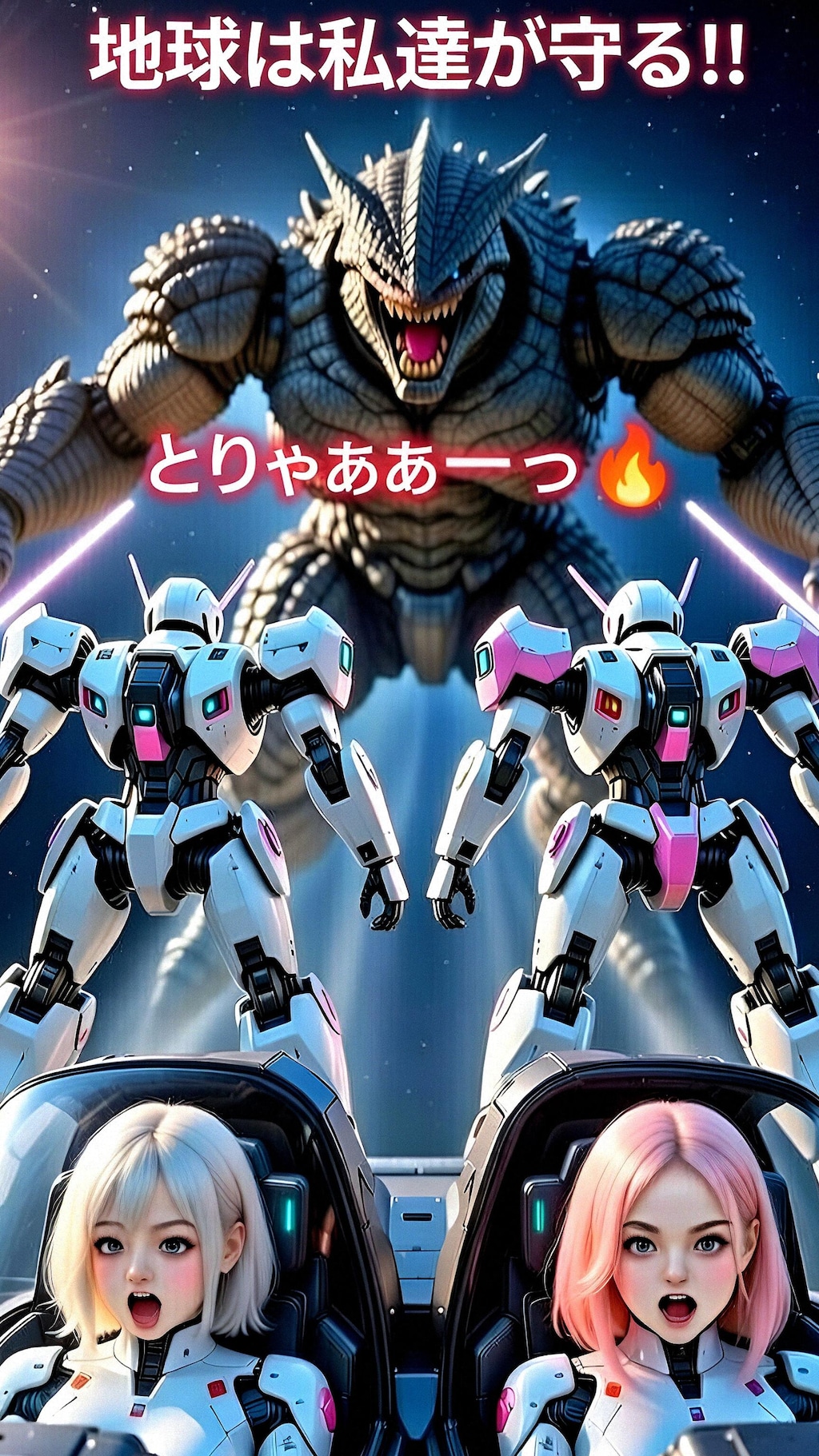 神様‥私達を守って!!