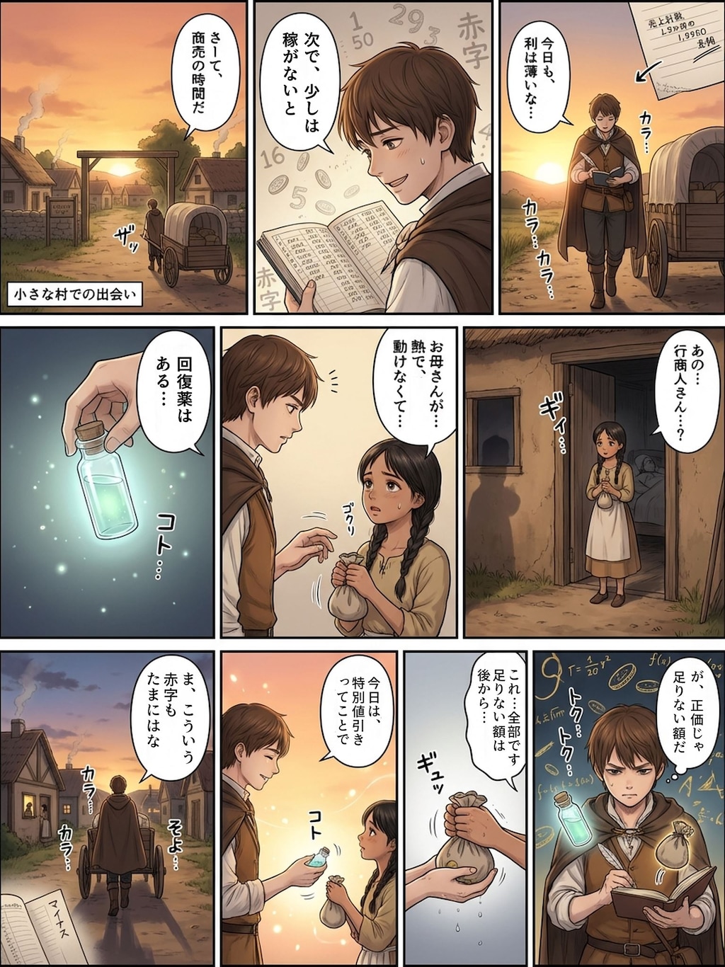 異世界行商人の一日