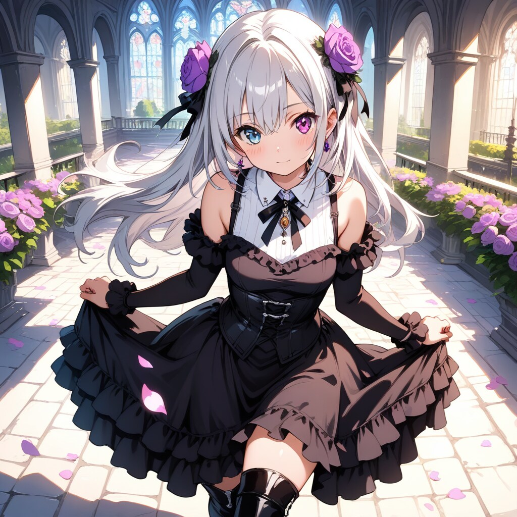 ゴシックを着こなすお嬢様