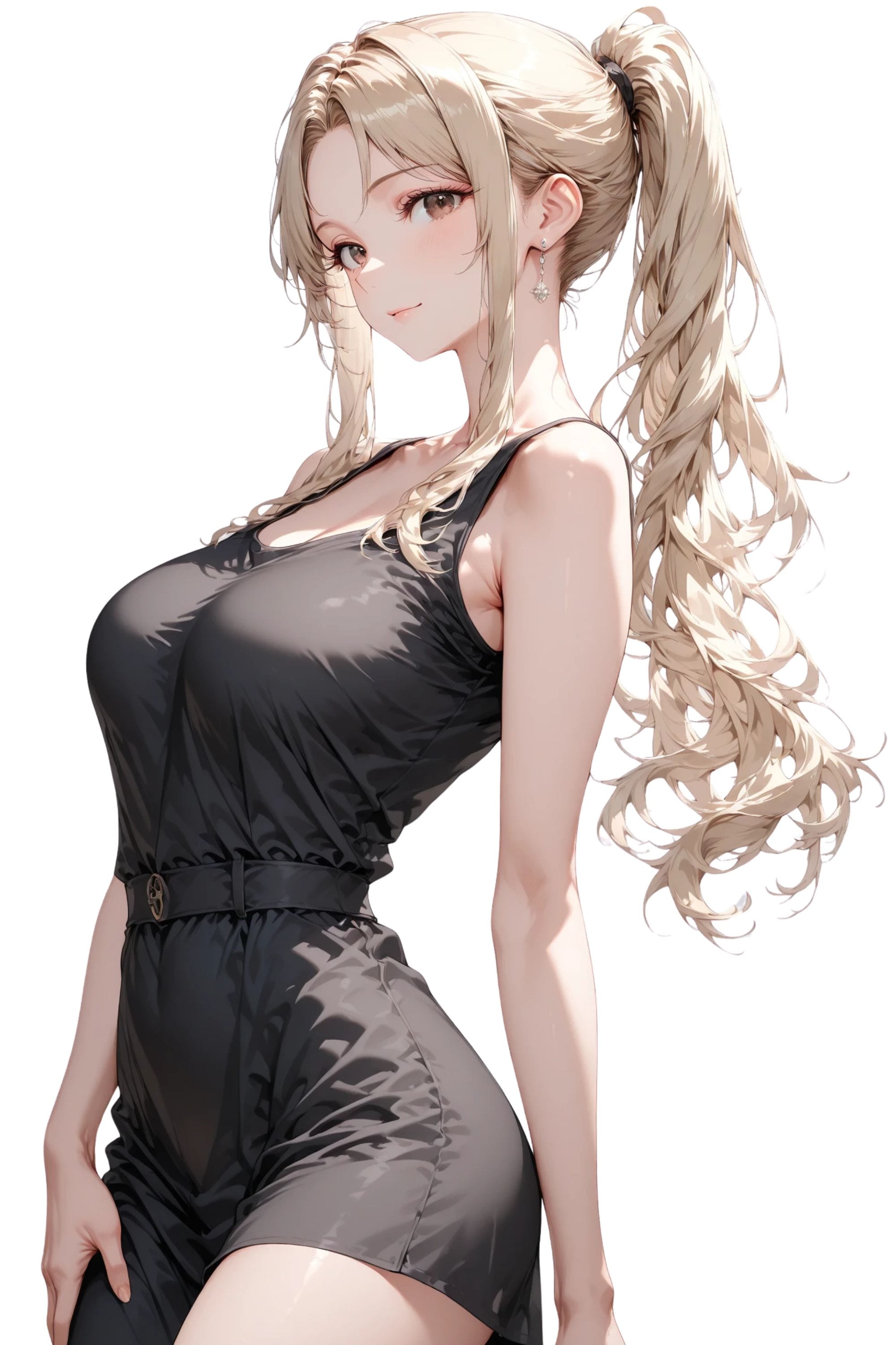 沙月と黒ドレス
