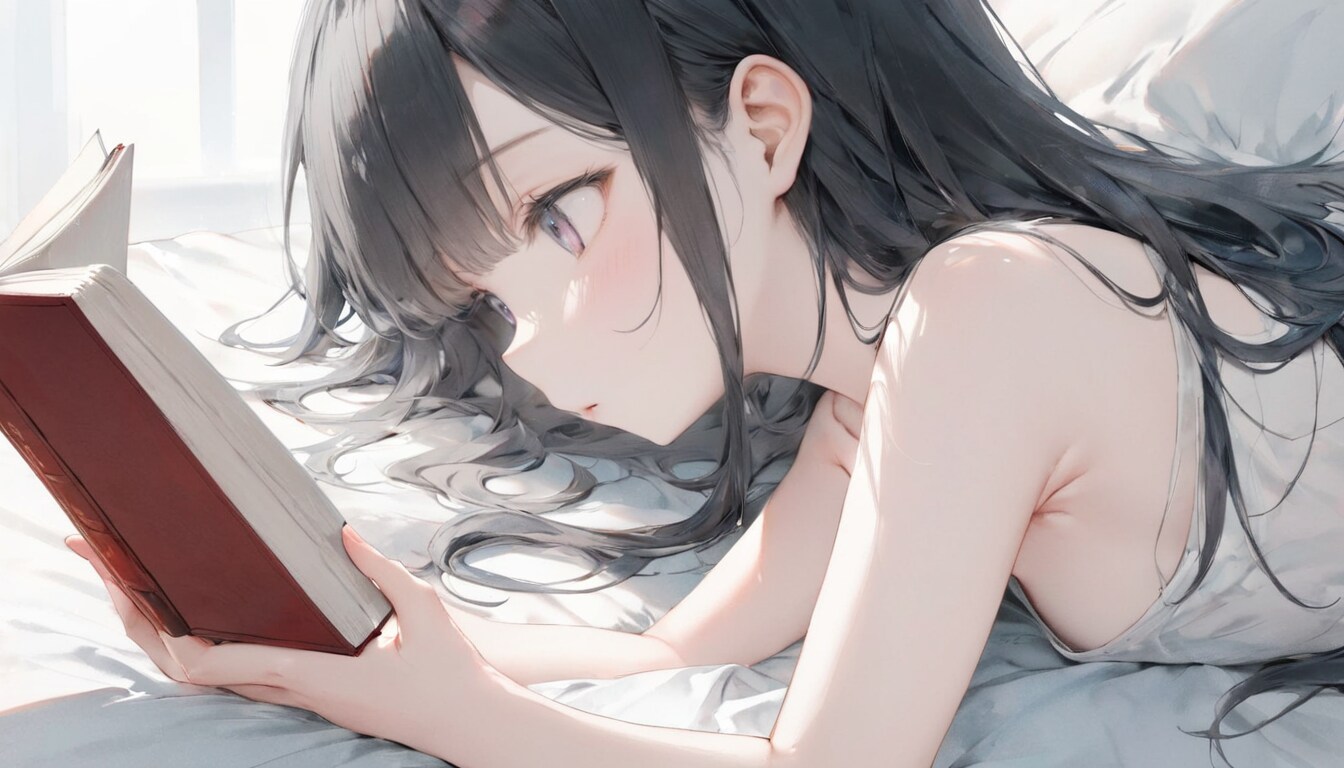 読書中の小夜