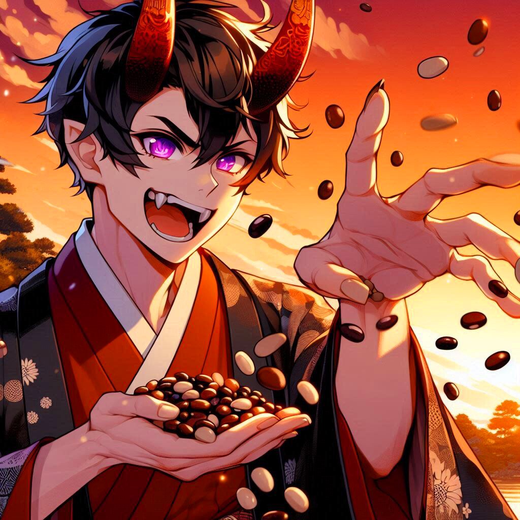 節分の黒髪短髪男性★その2(4枚)