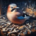 Eurasian jay in tools 2枚目