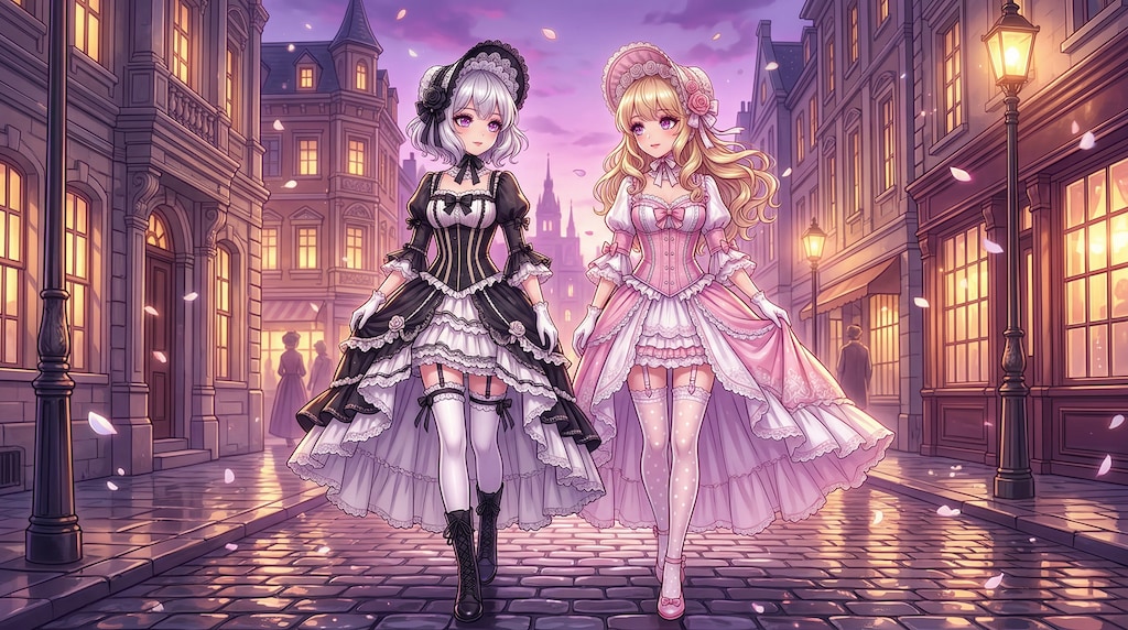 薔薇街の黄昏行進