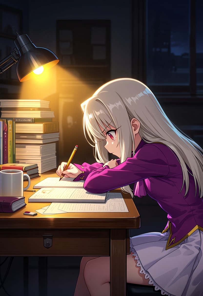 深夜の読書と研究