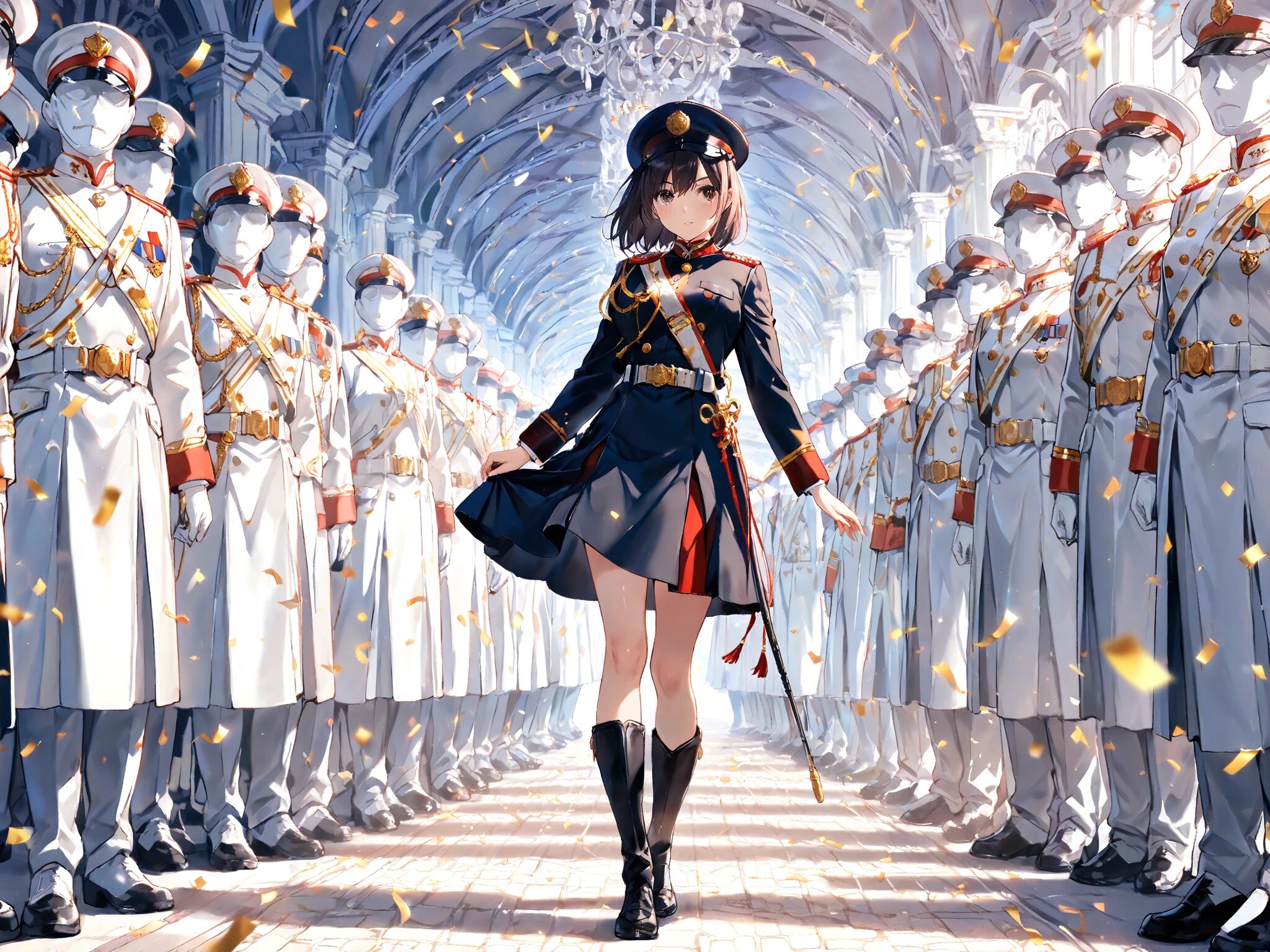 士官学校の卒業式 | の人気AIイラスト・グラビア