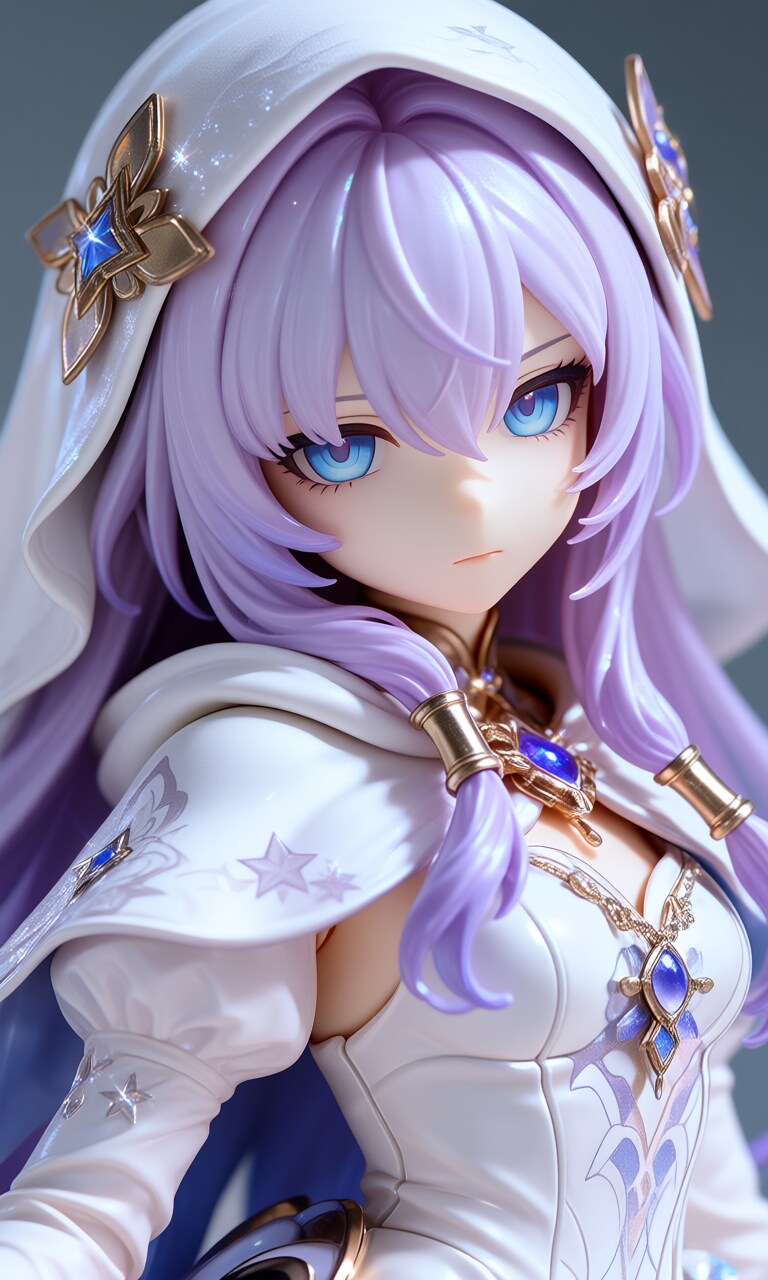 異世界制服少女達　青龍の聖女　アクリルドールフィギュア