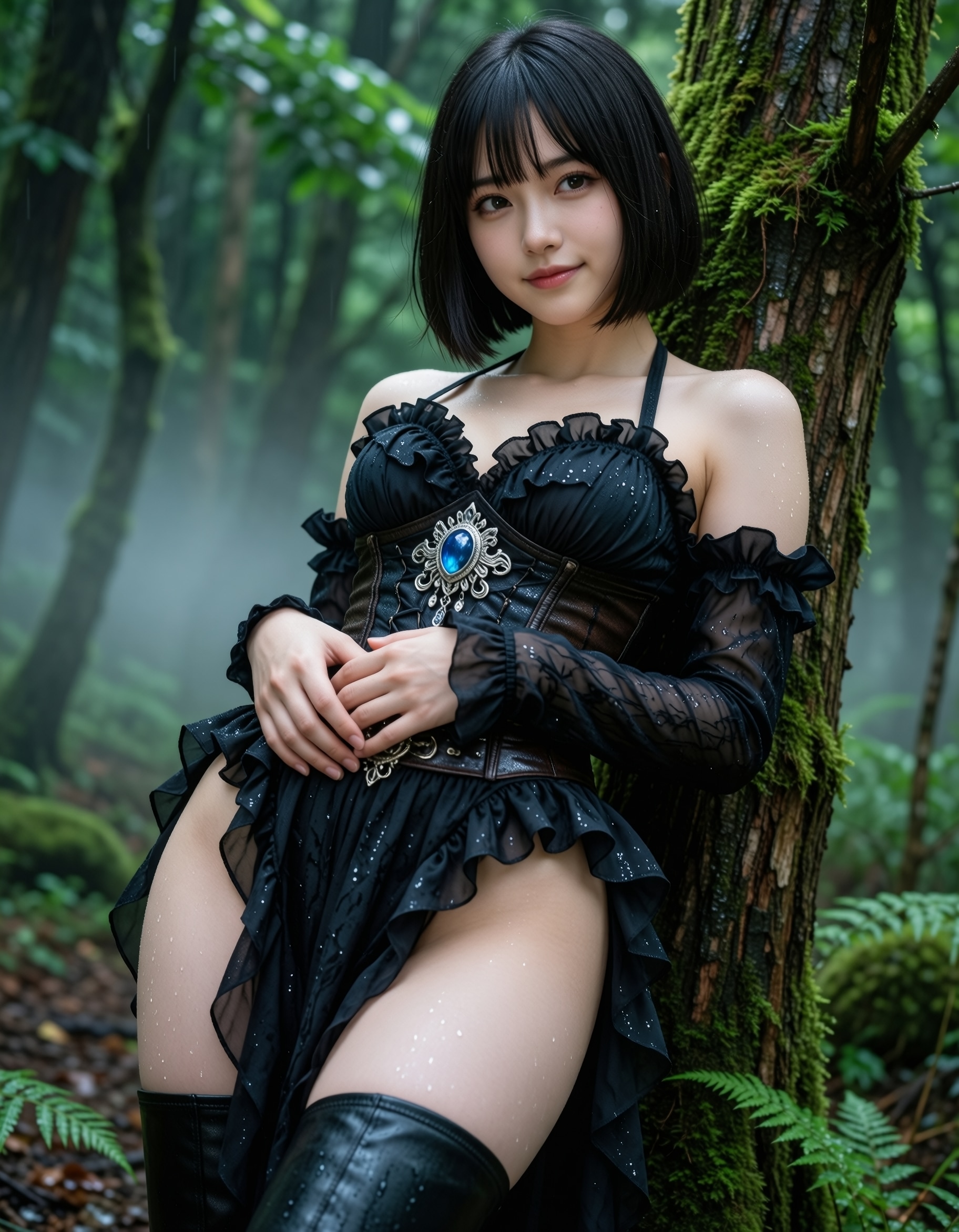 雨の森の黒い令嬢