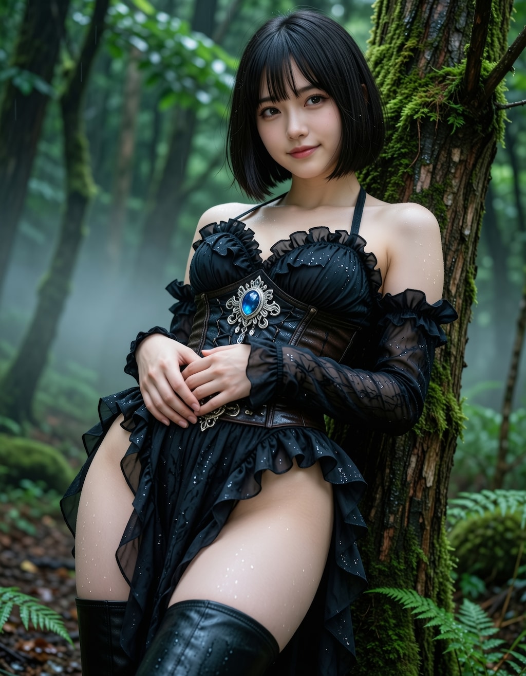 雨の森の黒い令嬢